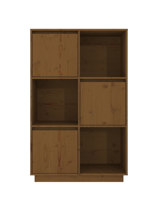 Augstais skapītis, medus brūns, 74x35x117 cm, priedes masīvkoks