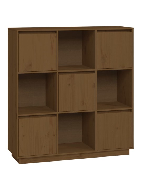 Augstais skapītis, medus brūns, 110,5x35x117 cm, priedes koks