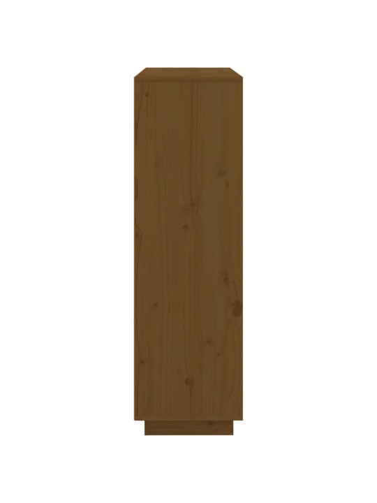 Augstais skapītis, medus brūns, 110,5x35x117 cm, priedes koks