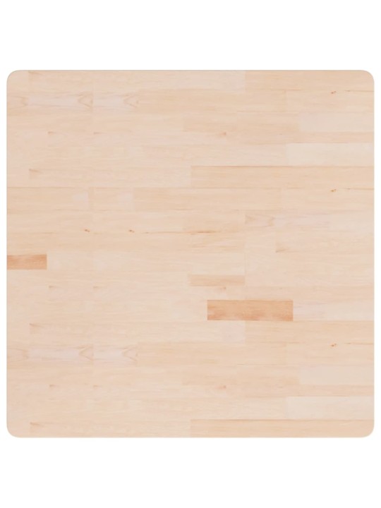 Kvadrāta galda virsma, 90x90x4 cm, ozola masīvkoks