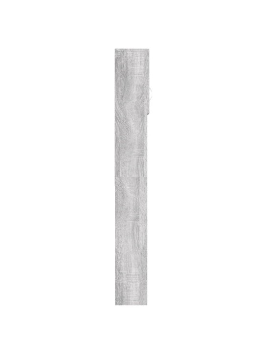 Veļasmašīnas skapītis, pelēcīga ozola krāsa, 64x25,5x190 cm