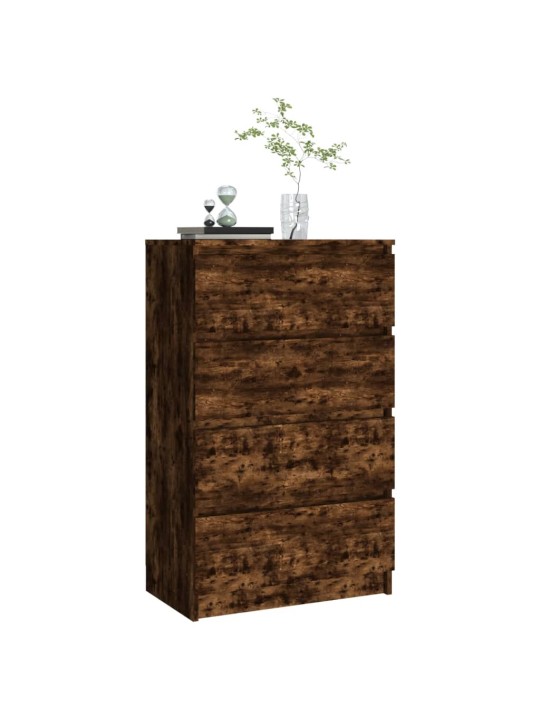 Kumode, ozolkoka krāsā, 60x35x98,5 cm, inženierijas koks