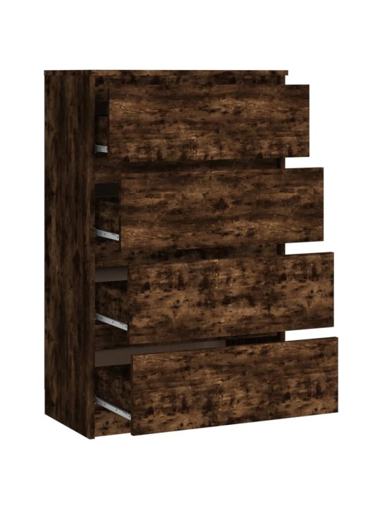 Kumode, ozolkoka krāsā, 60x35x98,5 cm, inženierijas koks