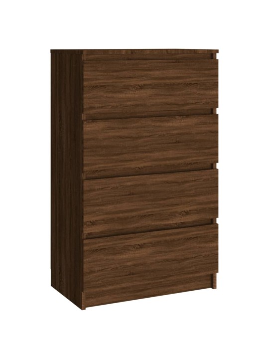 Kumode, ozolkoka krāsā, 60x35x98,5 cm, inženierijas koks