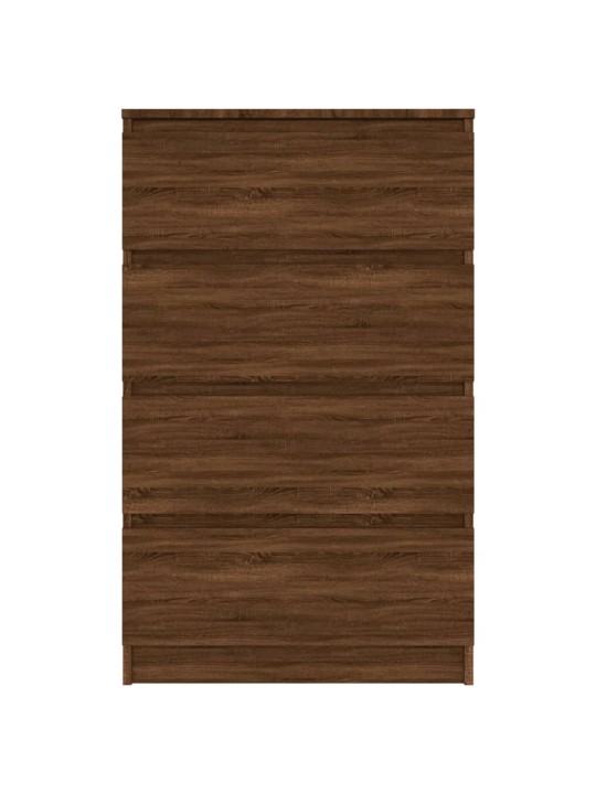 Kumode, ozolkoka krāsā, 60x35x98,5 cm, inženierijas koks
