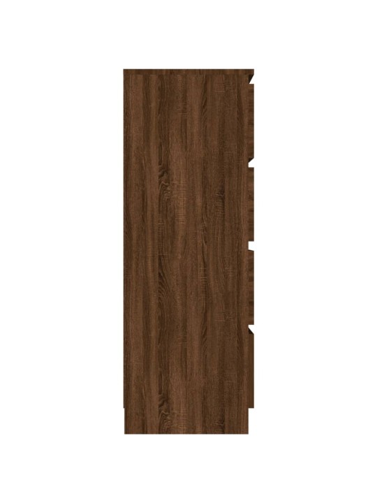 Kumode, ozolkoka krāsā, 60x35x98,5 cm, inženierijas koks