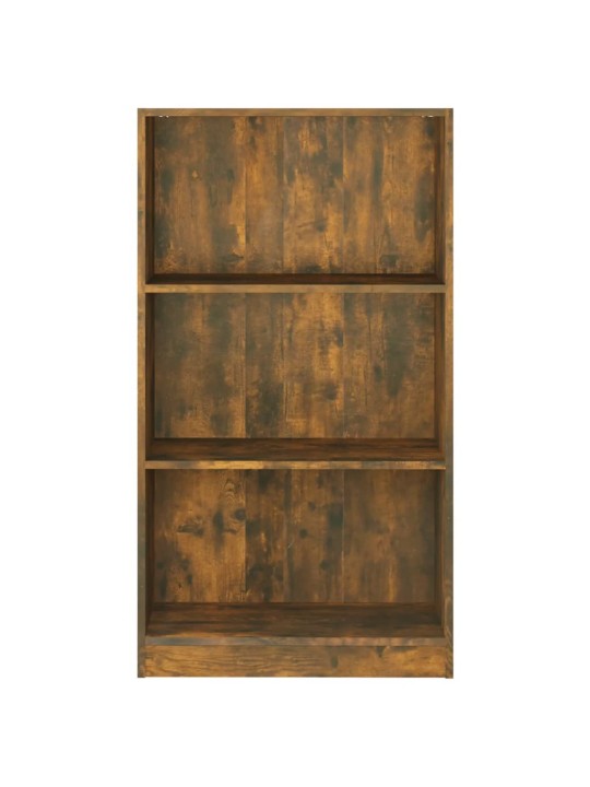Grāmatu plaukts, ozola krāsa, 60x24x109 cm, inženierijas koks