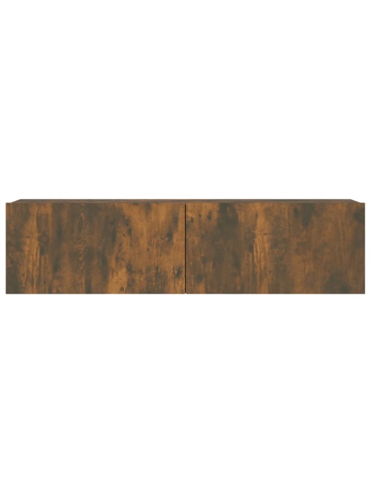 Tv sienas skapītis, ozolkoka, 120x30x30 cm, inženierijas koks