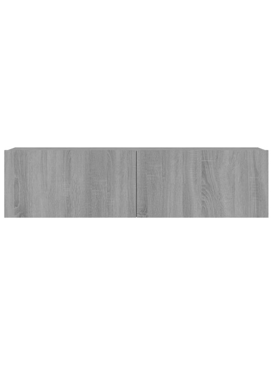 Tv skapītis, pelēcīga ozolkoka, 120x30x30 cm, inženierijas koks
