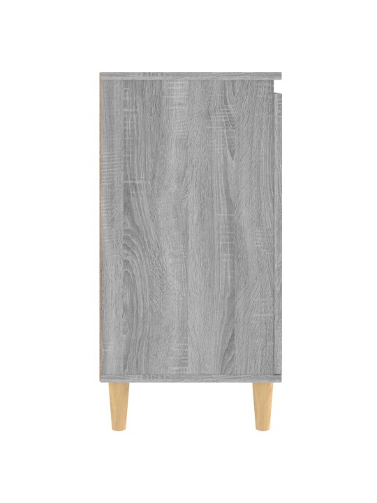 Kumode, pelēcīga ozola krāsā, 60x35x70 cm, inženierijas koks