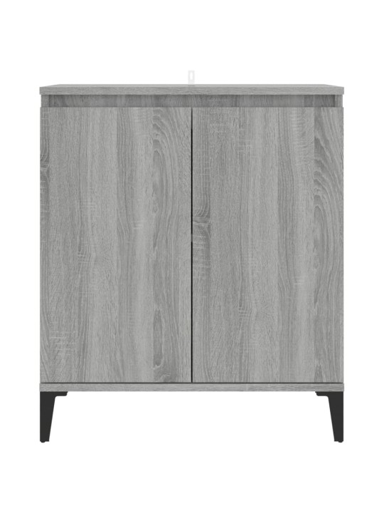 Kumode, pelēcīga ozola krāsā, 60x35x70 cm, inženierijas koks