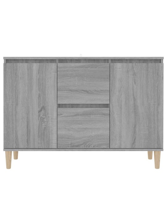 Kumode, pelēka ozolkoka, 101x35x70 cm, inženierijas koks