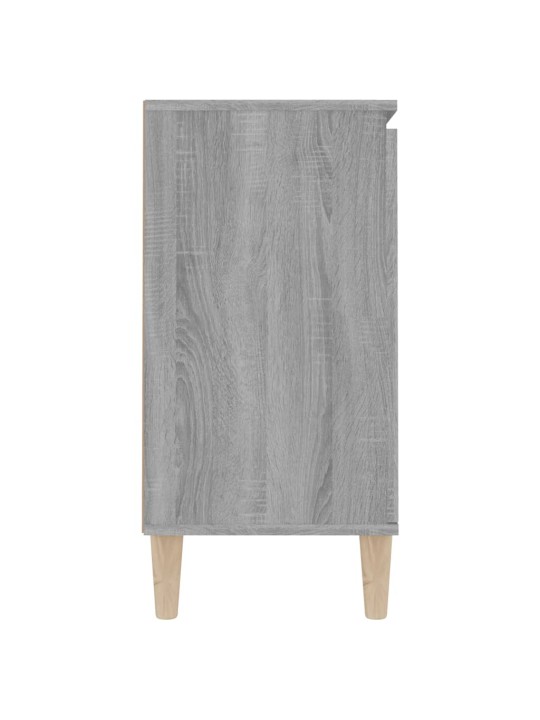 Kumode, pelēka ozolkoka, 101x35x70 cm, inženierijas koks