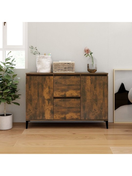 Kumode, ozolkoka krāsā, 104x35x70 cm, inženierijas koks