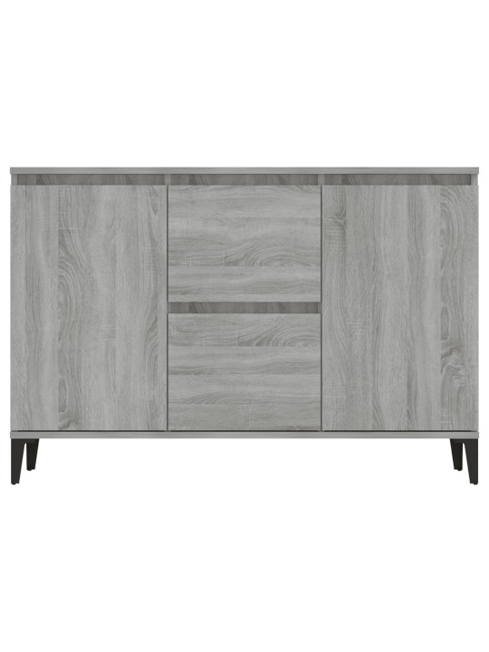 Kumode, pelēcīga ozola krāsā, 104x35x70 cm, inženierijas koks