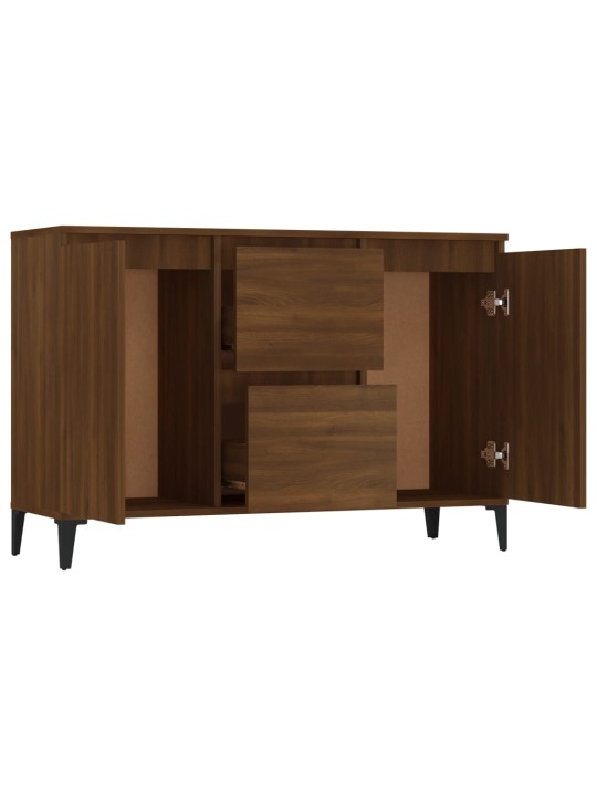 Kumode, ozolkoka krāsā, 104x35x70 cm, inženierijas koks