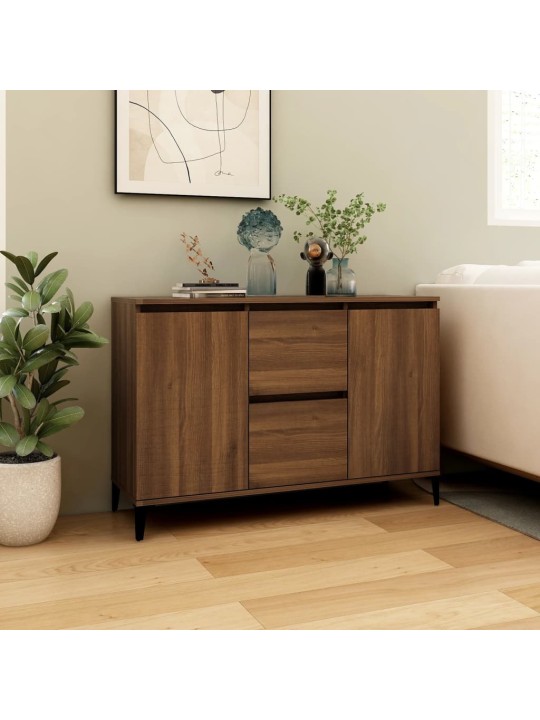 Kumode, ozolkoka krāsā, 104x35x70 cm, inženierijas koks