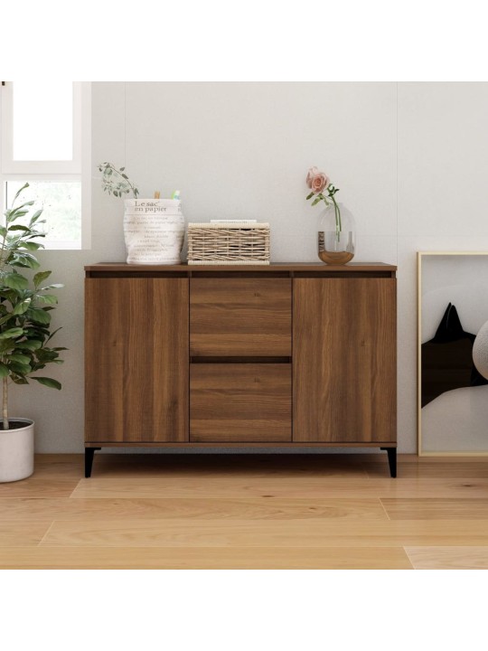 Kumode, ozolkoka krāsā, 104x35x70 cm, inženierijas koks
