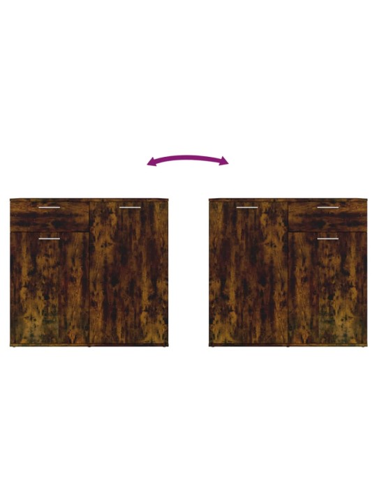 Kumode, ozolkoka krāsā, 80x36x75 cm, inženierijas koks