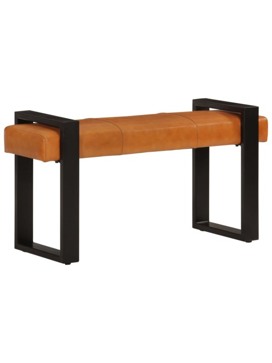 Sols, melns un brūns, 110 cm, īsta kazas āda