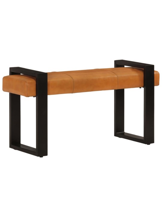 Sols, melns un brūns, 110 cm, īsta kazas āda