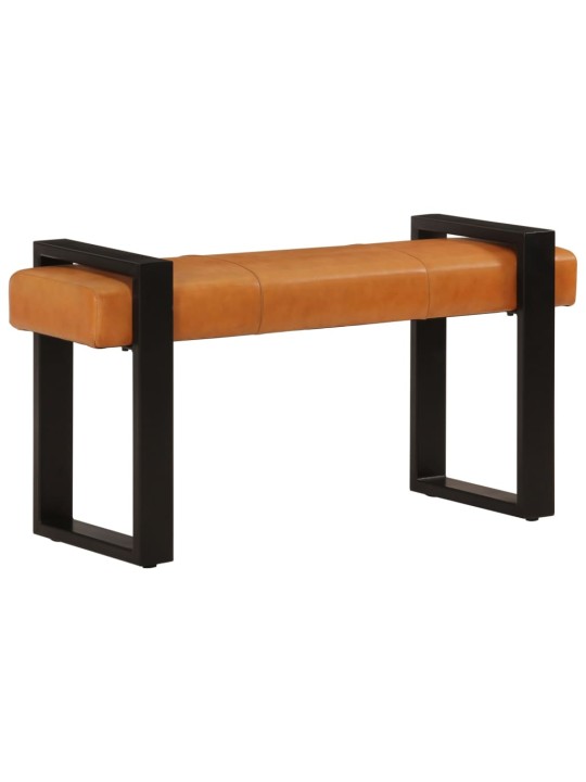 Sols, melns un brūns, 110 cm, īsta kazas āda