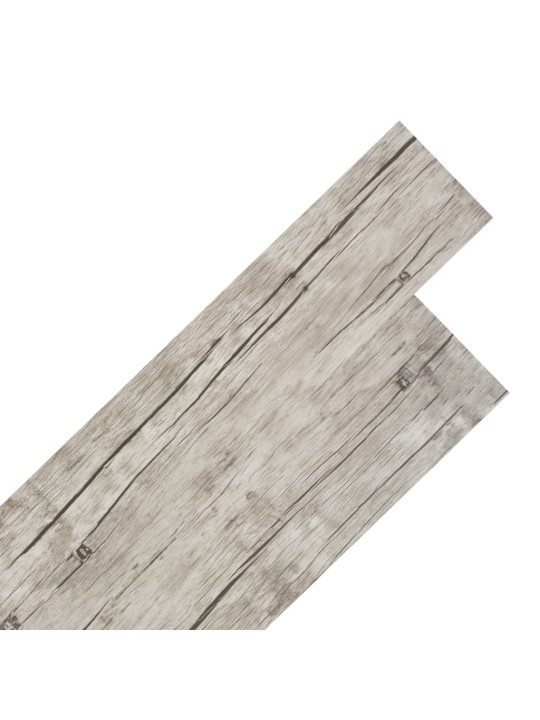Grīdas dēļi, pašlīmējoši, 2,51 m², 2 mm, ozola brūni, pvc