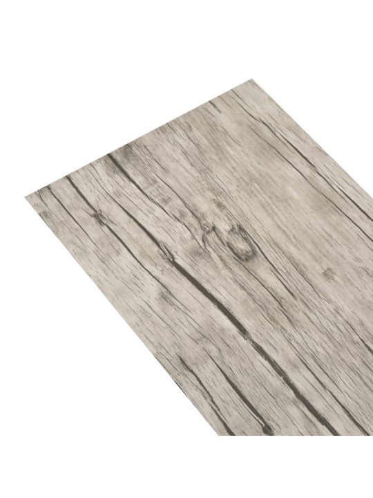 Grīdas dēļi, pašlīmējoši, 2,51 m², 2 mm, ozola brūni, pvc