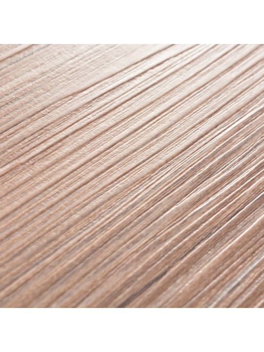 Grīdas dēļi, pašlīmējoši, 2,51 m², 2 mm, ozola brūni, pvc