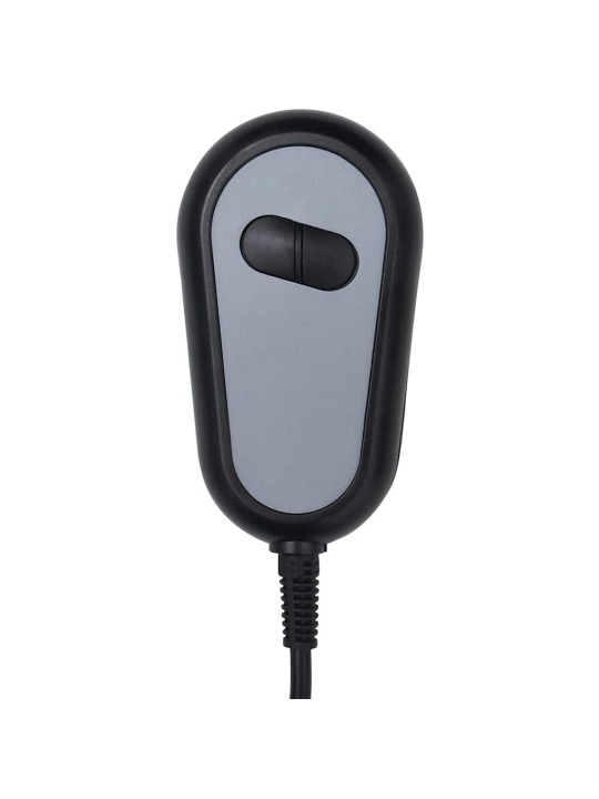 Elektrisks masāžas krēsls, pelēkbrūns audums