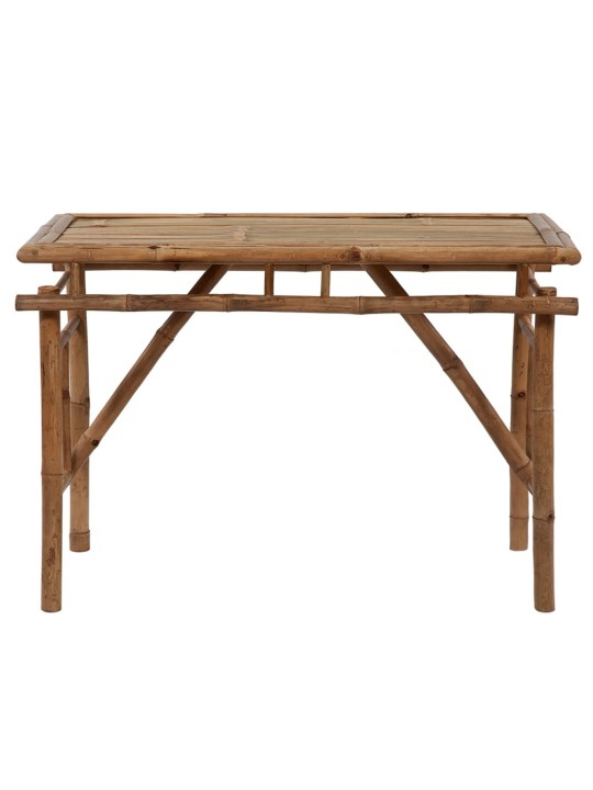 Saliekams dārza galds, 115x50x75 cm, bambuss