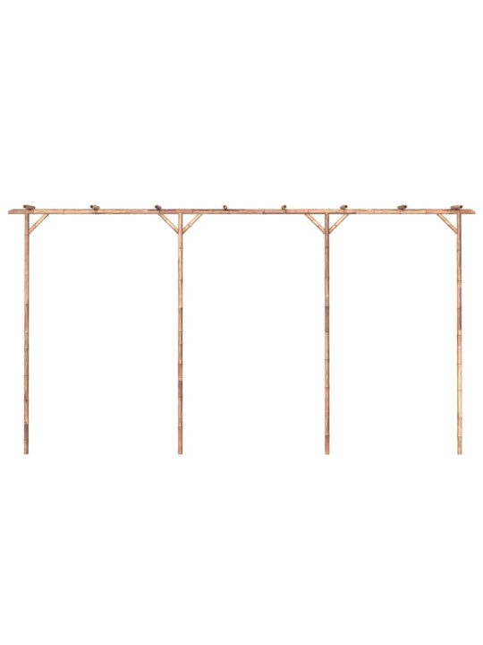 Pergola, 385x40x205 cm, bambuss