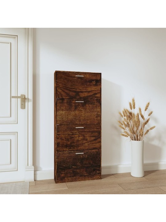 Apavu plaukts, ozolkoka krāsa, 59x17x150 cm, inženierijas koks