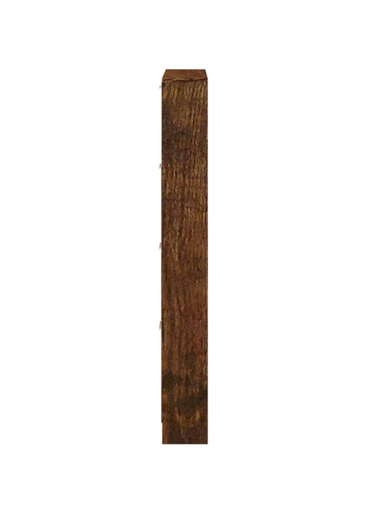 Apavu plaukts, ozolkoka krāsa, 59x17x150 cm, inženierijas koks
