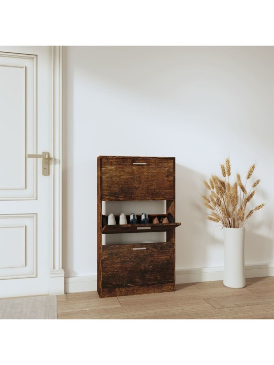 Apavu plaukts, ozolkoka krāsa, 59x17x108 cm, inženierijas koks