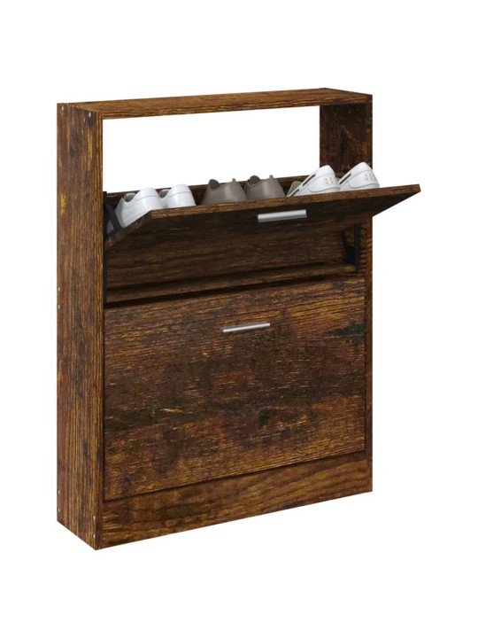 Apavu plaukts, ozolkoka krāsa, 59x17x81 cm, inženierijas koks