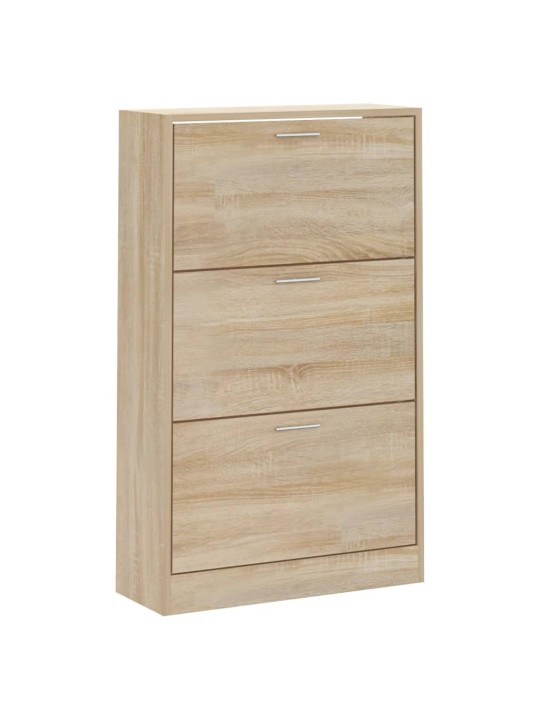 Apavu plaukts, ozolkoka krāsa, 63x24x103 cm, inženierijas koks