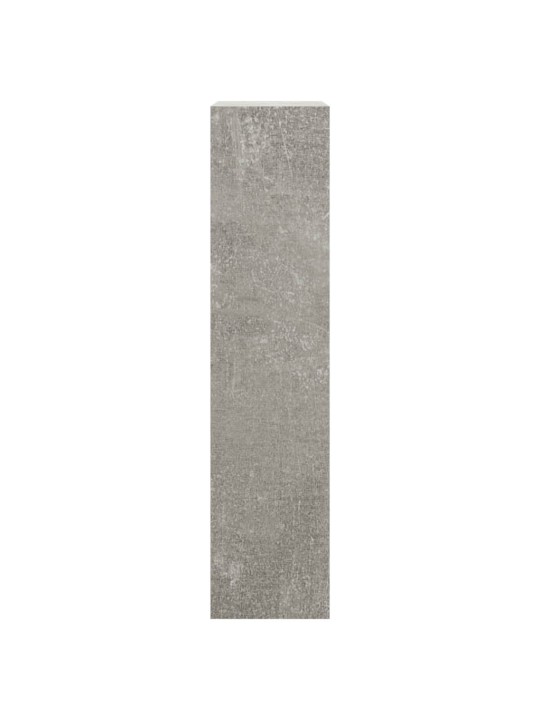 Apavu plaukts, betona pelēks, 63x24x103 cm, inženierijas koks