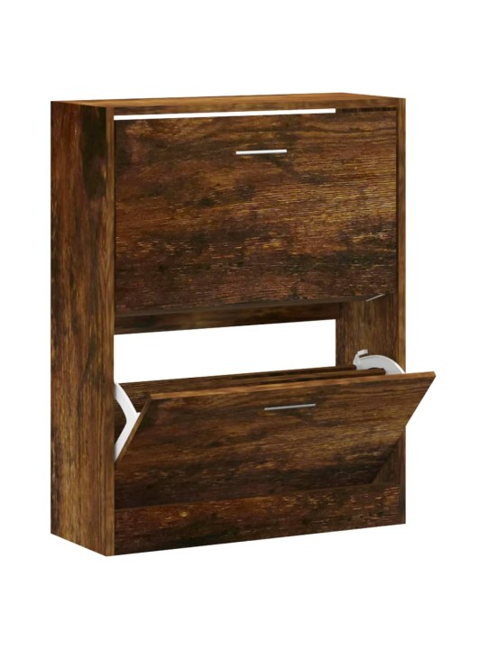 Apavu plaukts, ozolkoka krāsa, 63x24x81 cm, inženierijas koks