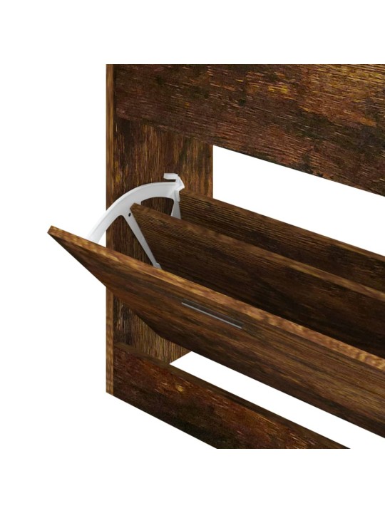 Apavu plaukts, ozolkoka krāsa, 63x24x81 cm, inženierijas koks