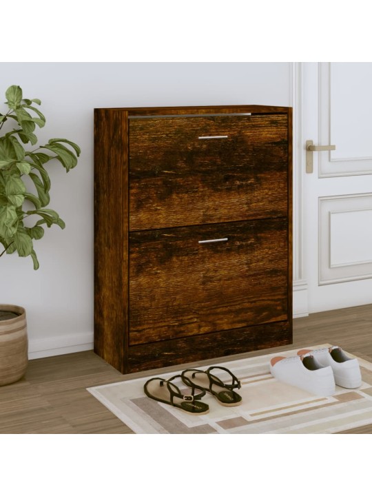 Apavu plaukts, ozolkoka krāsa, 63x24x81 cm, inženierijas koks