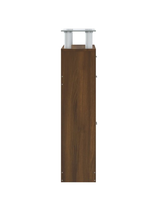 Apavu plaukts, ozolkoka krāsa, 63x24x104 cm, inženierijas koks