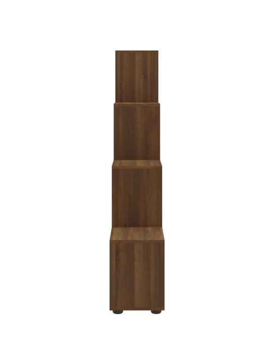 Grāmatu plaukts, ozolkoka krāsā, 142 cm, inženierijas koks