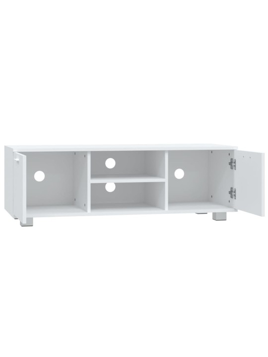 Tv skapītis, balts, 120x40,5x35 cm, inženierijas koks