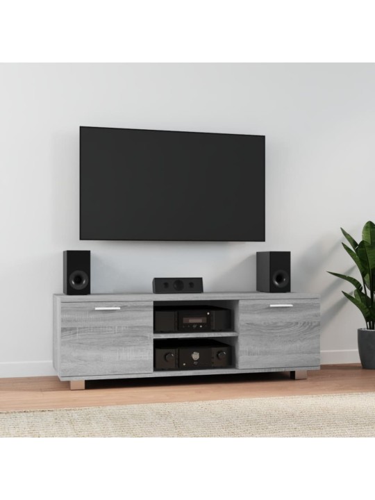 Tv skapītis, pelēks, 120x40,5x35 cm, inženierijas koks