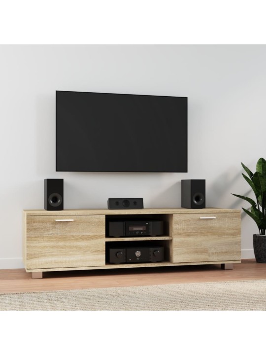Tv skapītis, sonomas ozola, 140x40,5x35 cm, inženierijas koks