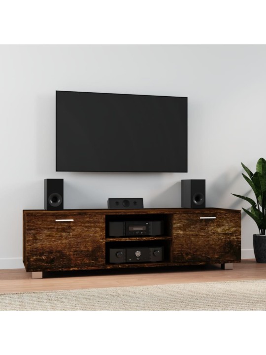 Tv skapītis, ozolkoka krāsa, 140x40,5x35 cm, inženierijas koks