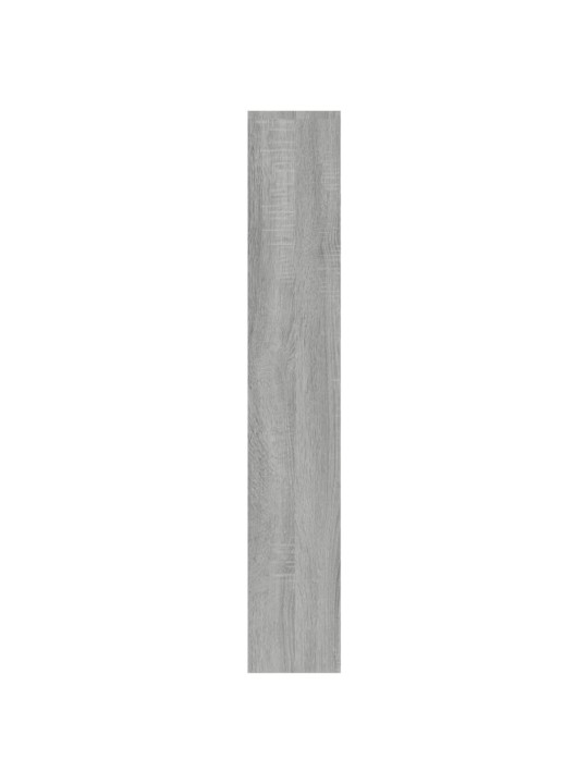 Apavu plaukts ar spoguli, 3 nodalījumi, pelēks, 63x17x102,5 cm