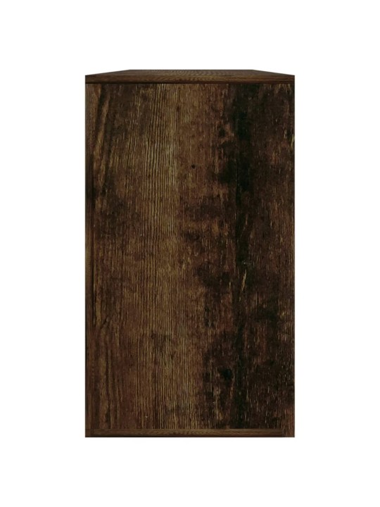 Apavu plaukts, dūmakains ozols, 80x24x45 cm, inženierijas koks