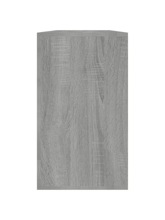 Apavu plaukts, pelēks, 80x24x45 cm, inženierijas koks